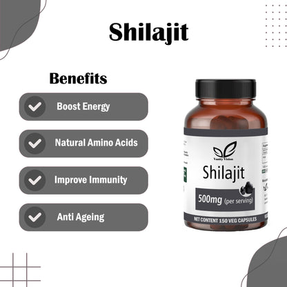 Shilajit 500mg Capsules: The Ancient Secret to Vitality and Well-Being