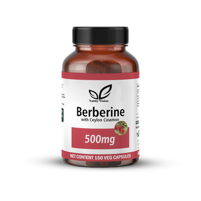 Berberine 500mg 150 Capsules in a Pack