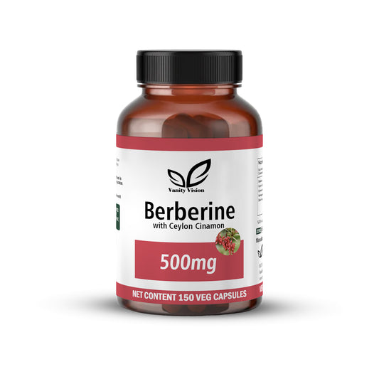 Berberine 500mg 150 Capsules in a Pack