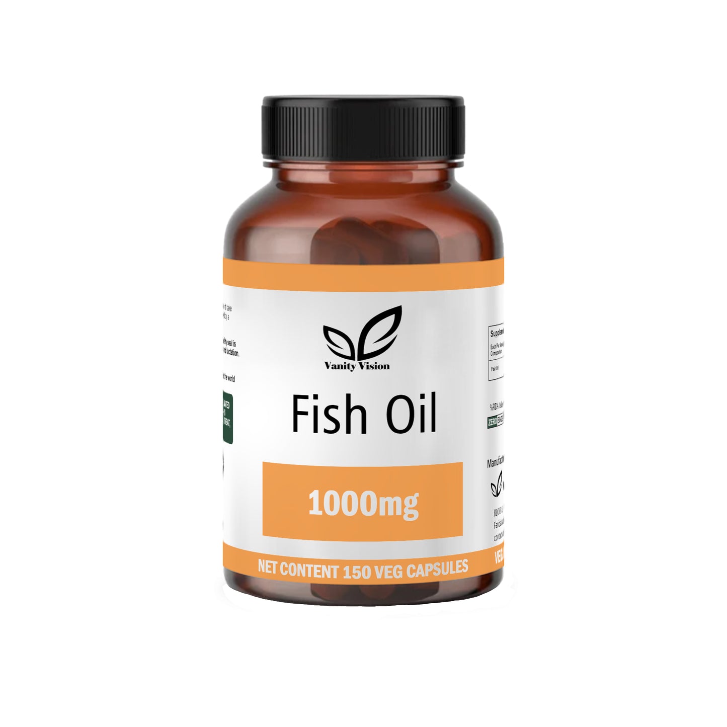 Fish Oil 1000mg Capsules – Premium Omega-3 for Heart, Brain, and Joint Health