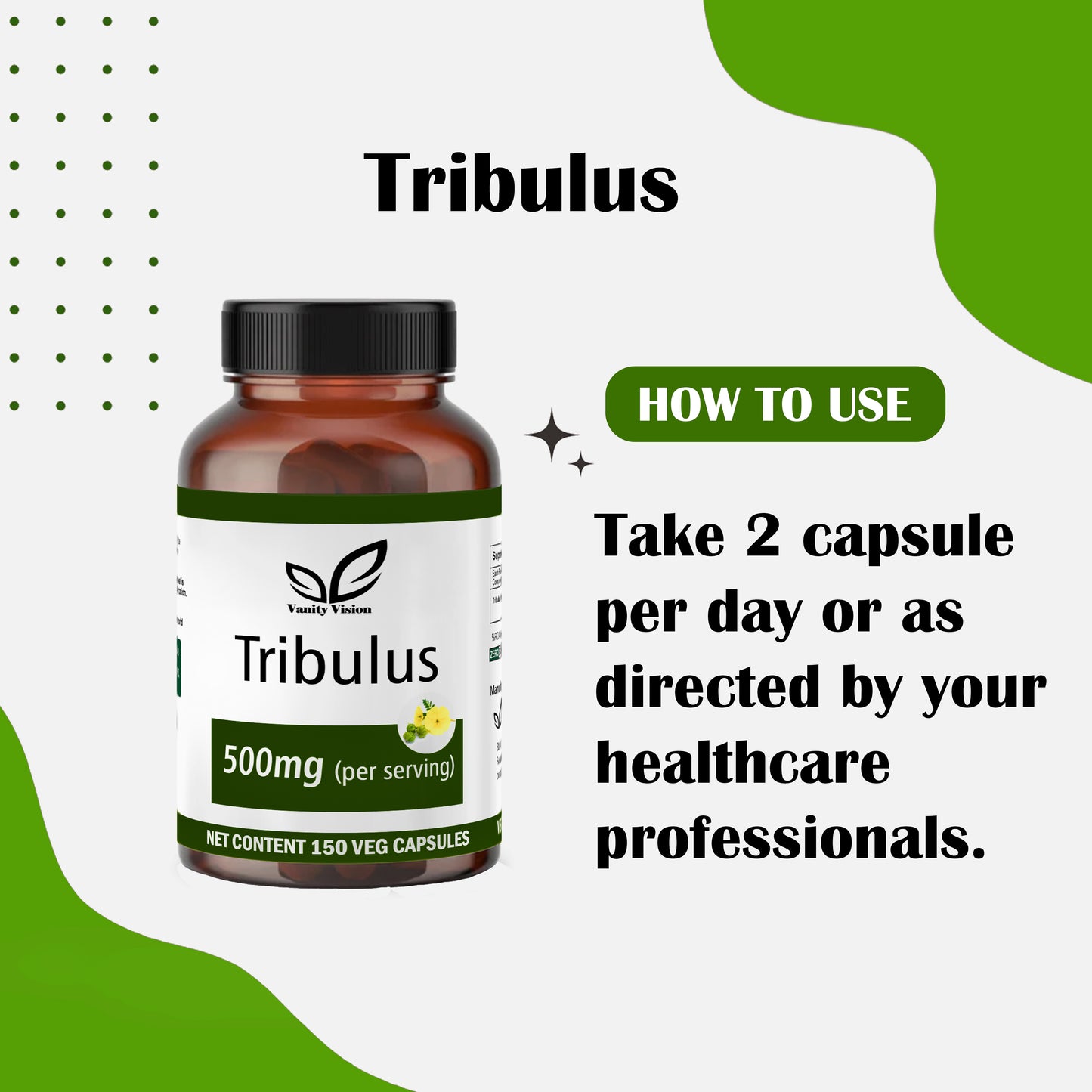 Tribulus 500mg Capsules: Boost Your Strength, Stamina, and Vitality Naturally